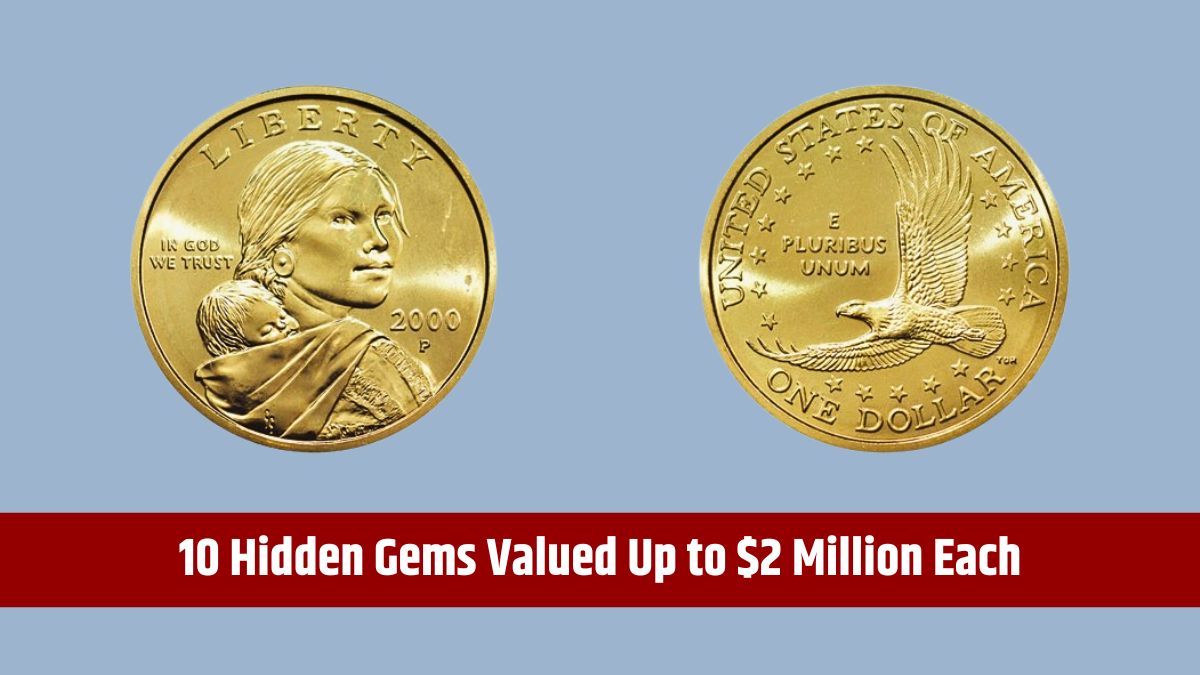 2000 Sacagawea Dollar with Cheerios Pattern