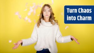 Beautiful young woman posing isolated over yellow wall background with feather.